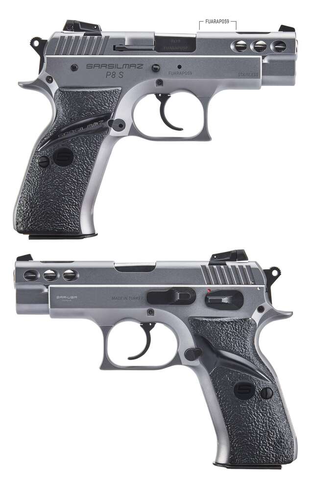 Handguns SAR Firearms 3.80" 9mm SAR USA P8SST        P8S CMPT SS          9MM 17RD • Model: 3.80"